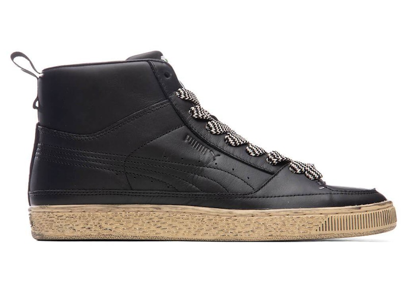 Puma Suede Mid Rhuigi Distressed Zwart