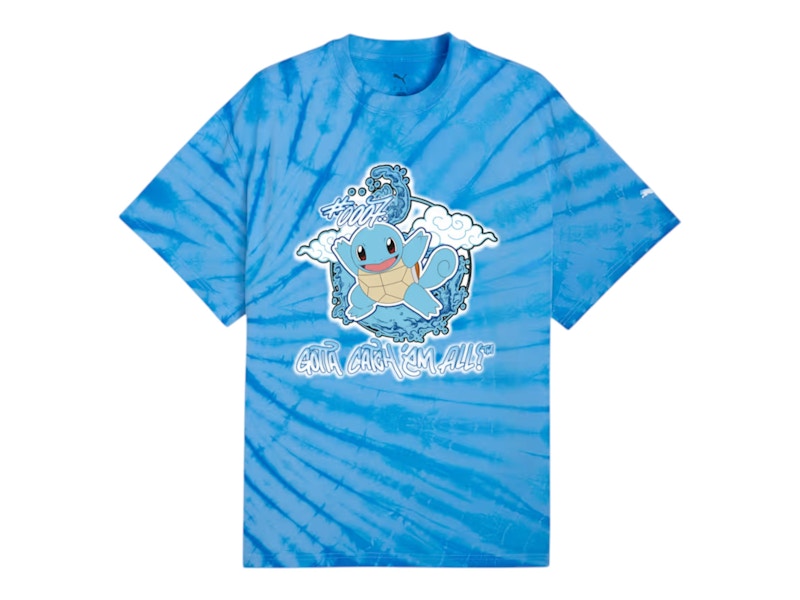Puma x Pokemon Oversized Tee Team Light Blauw