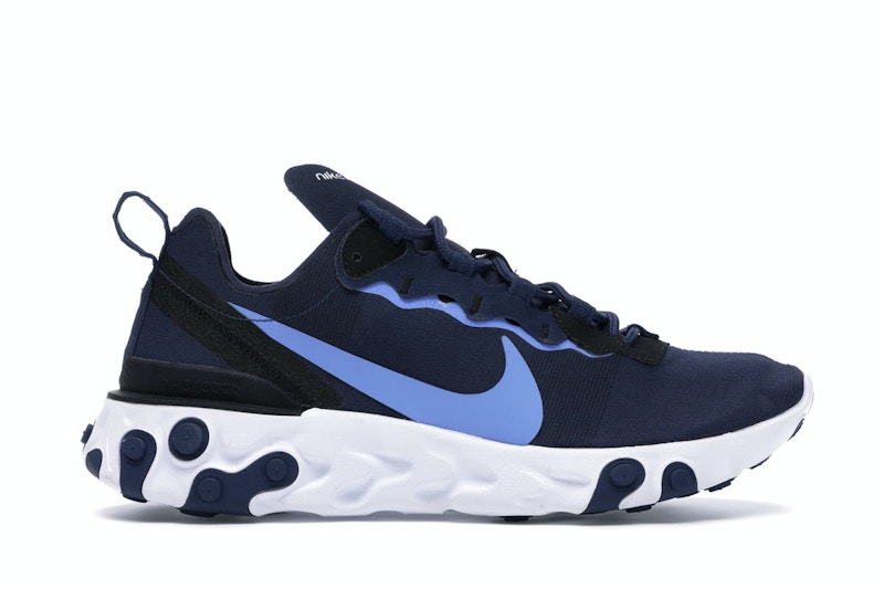 Nike React Element 55 Midnight Marineblauw