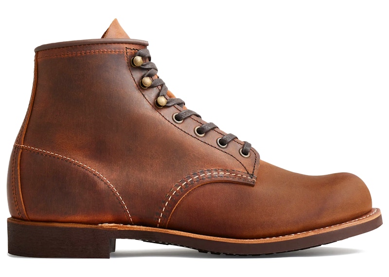 Wing Shoes Blacksmith 6-Inch Boot Rough & Tough Leather Copper