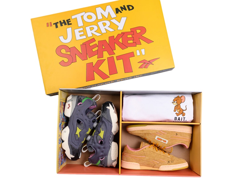 Reebok x Bait The Tom & Jerry Sneaker Kit Grijs