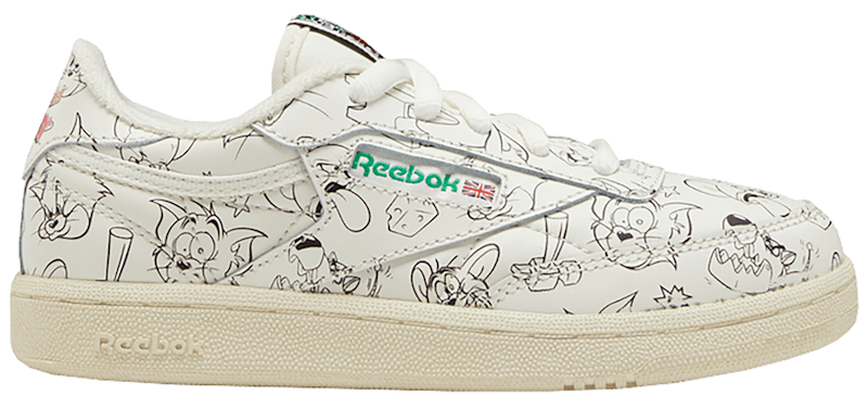 Reebok Club C Tom & Jerry All-Over Rood