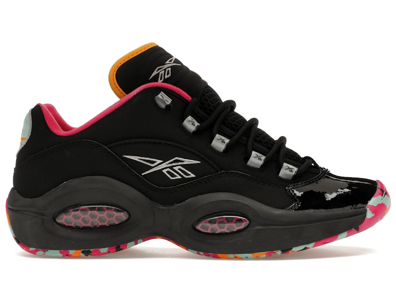 Reebok Question Low Alive with Color Zwart