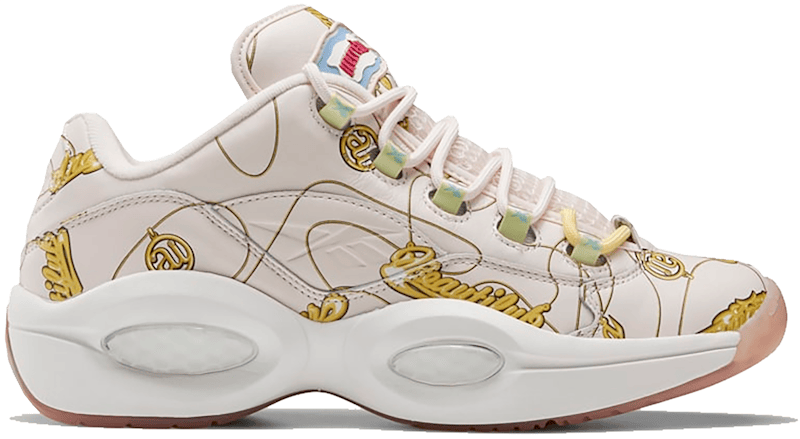 Reebok Question Low BBC Ice Name Chains Roze