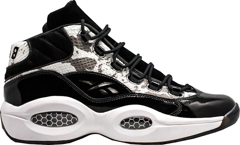 Reebok Question Mid Bait Snake 2.0 Zwart