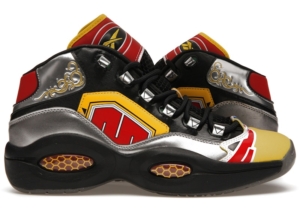 Reebok Question Mid Power Rangers Megazord Zilver