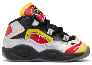 Reebok Question Mid Power Rangers Megazord Zilver