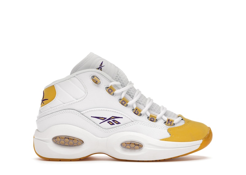 Reebok Question Mid Toe Geel