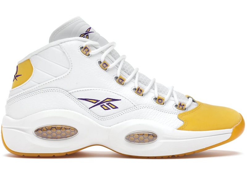Reebok Question Mid Toe Geel