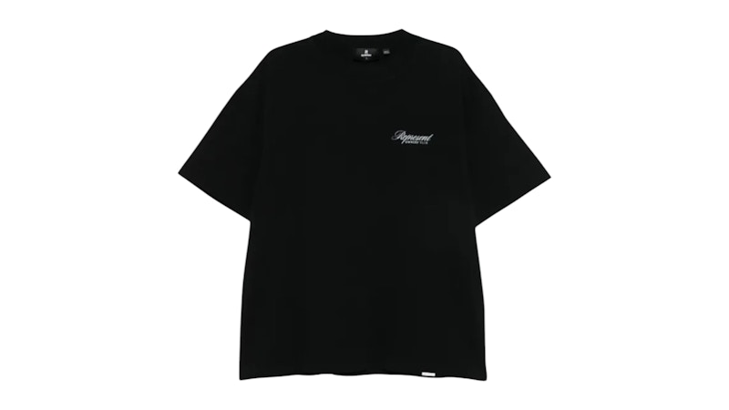 Represent Club Script T-shirt Zwart