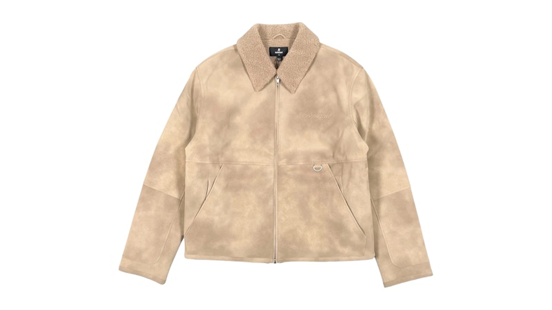 Represent MLM100132-25 Shearling Jacket Cafe Caffe