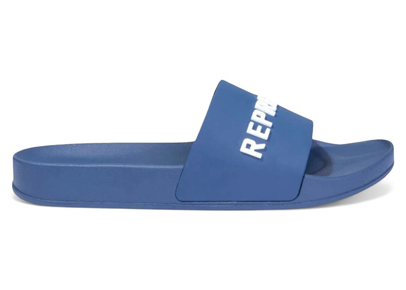 Represent Pool Slide Cobalt Blauw