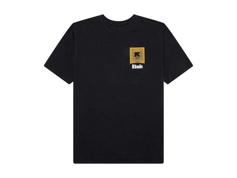 Rhude Chevron Logo Repeat Tee Zwart