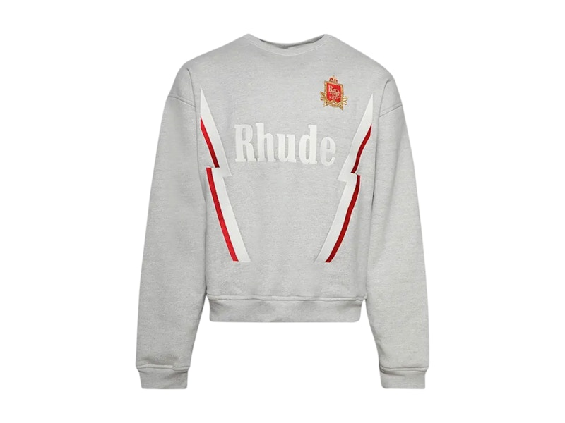 Rhude Lightning Crewneck Grijs
