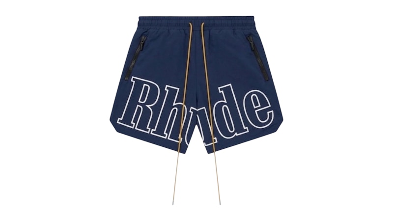 Rhude RH Logo Shorts Blauw
