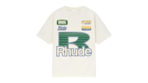 Rhude Roadway Racing Tee Wit