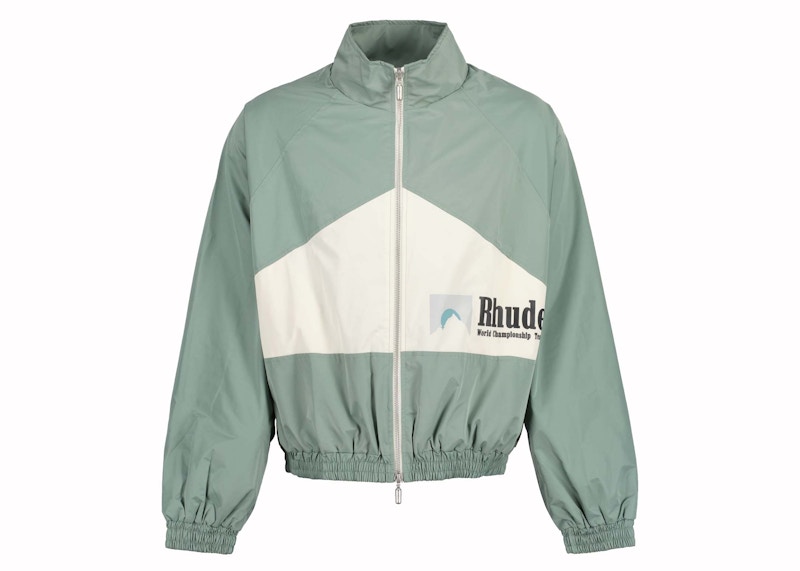 Rhude Senna Flight Jacket Ivory Wit