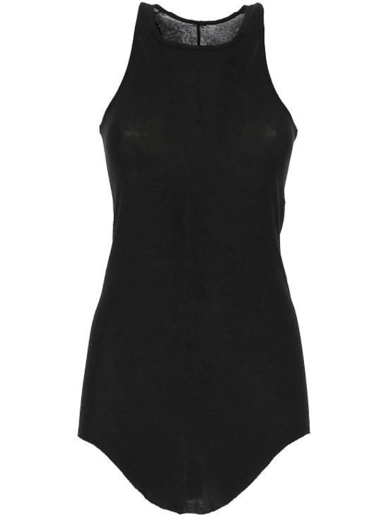 Rick Owens Basic Rib Tank Zwart