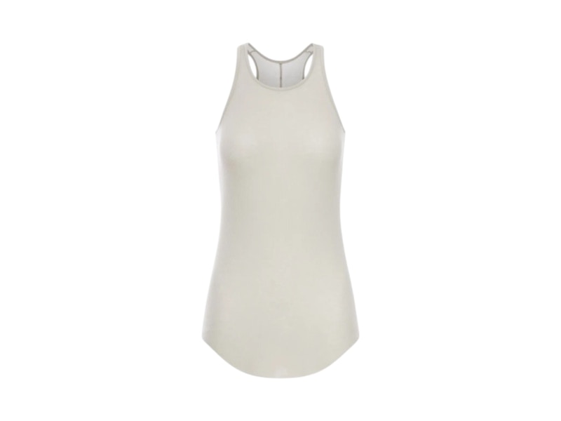 Rick Owens Basic Rib Tank Pearl Creme