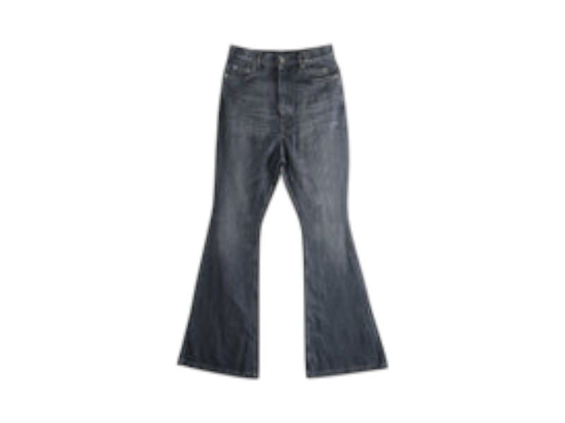 Rick Owens Bolan Bootcut Pants Washed Grijs
