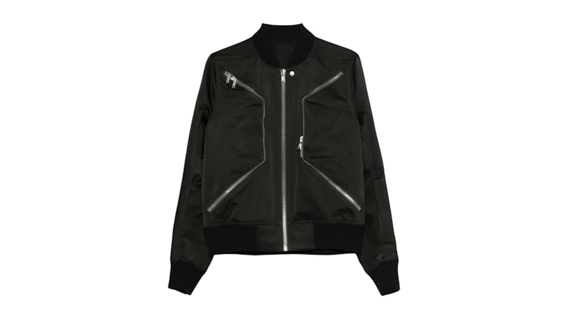 Rick Owens Heizer Flight Jacket Zwart