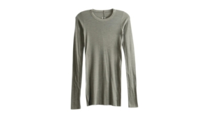 Rick Owens Women’s Rib LS Tee Dust