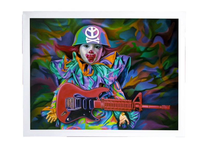Ron English Combrat Rising Print