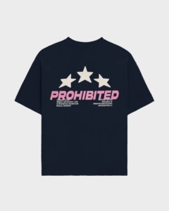 Prohibited Running Club Tee Donkerblauw