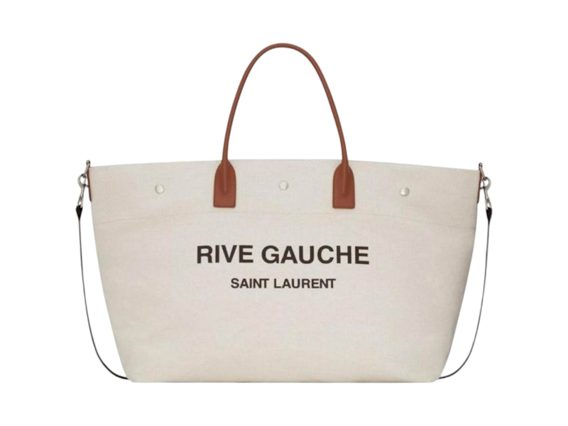 Saint Laurent Rive Gauche Maxi Tote Bruin
