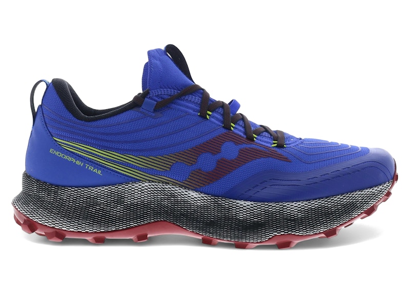 Saucony Endorphin Trail Raz Spice Blauw