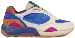 Saucony G9 Shadow 6 Pattern Recognition Tan Blauw