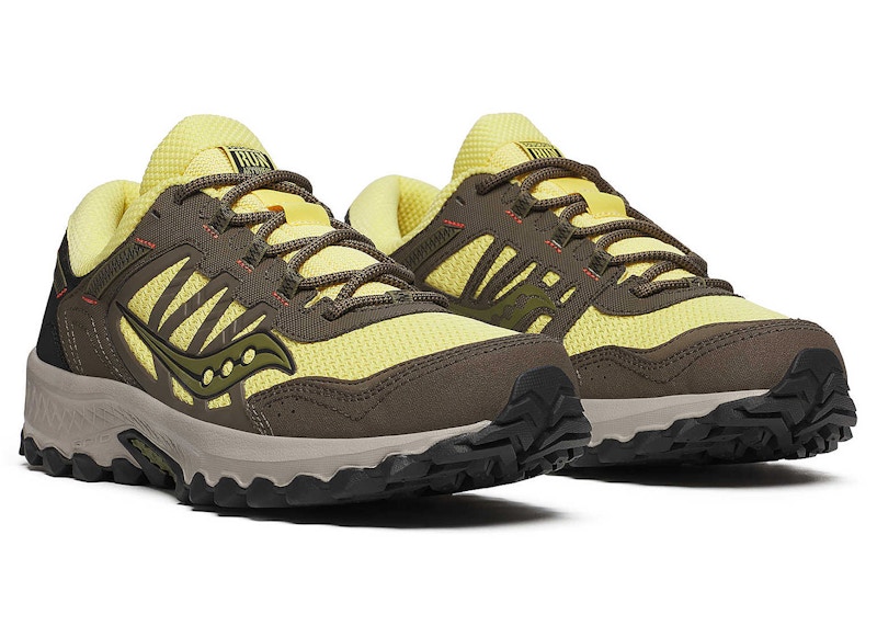 Saucony Grid Peak Walnut Geel