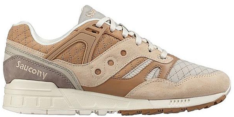 Saucony Grid SD Quilted Tan Charcoal/tan