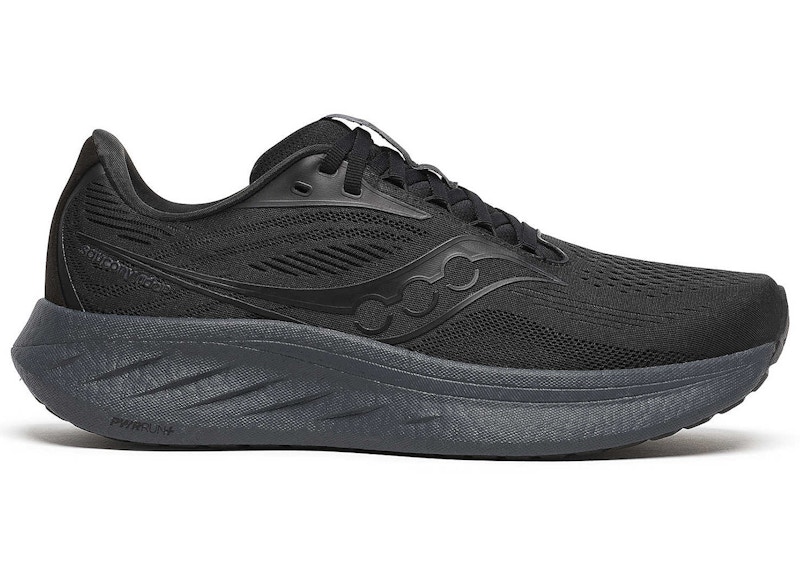 Saucony Ride 18 Shadow Zwart
