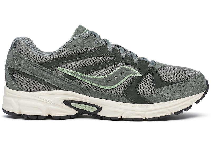 Saucony Ride Millennium Suede Off Olijf
