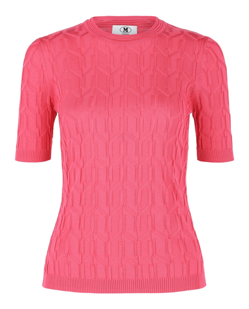 Missoni Cable Knit Pattern Sweater Fuschia
