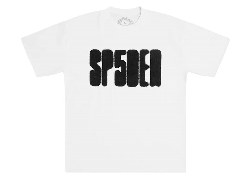 Sp5der Focused Logo Tee Wit