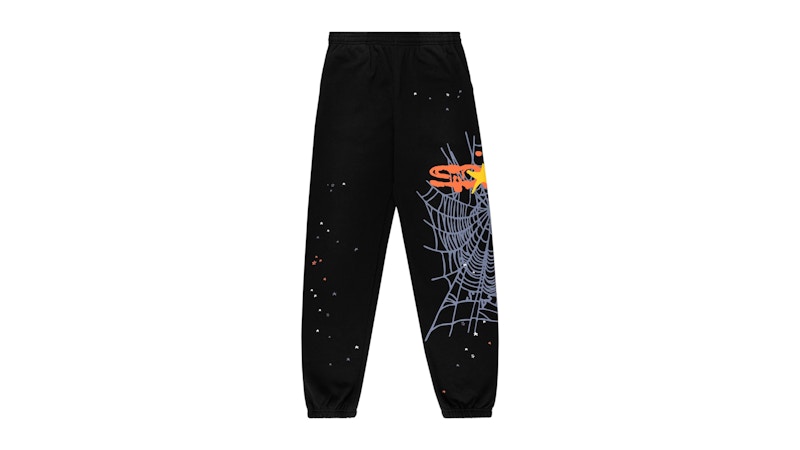 Sp5der Heavy Web Sweatpant Zwart