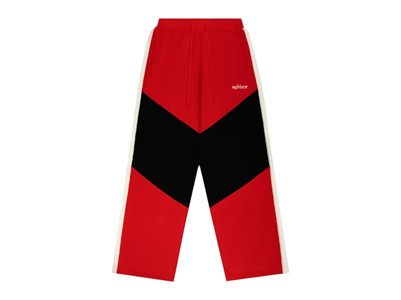 Sp5der Knit 5 Track Pant Rood