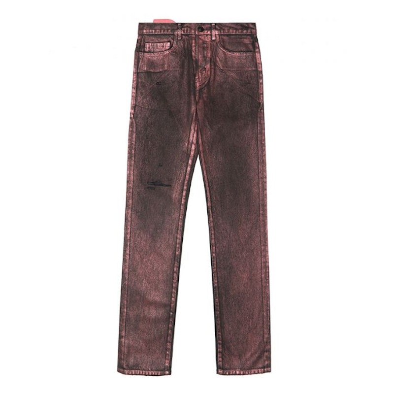 Sp5der Metallic Wash Jeans Multi Multicolor