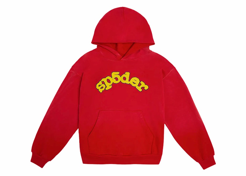 Sp5der OG Logo Hoodie Rood