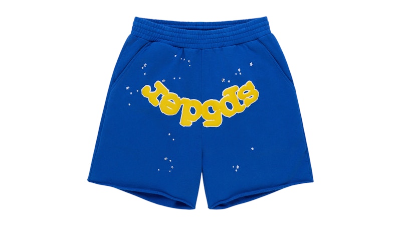 Sp5der OG Logo Sweatshort Blauw