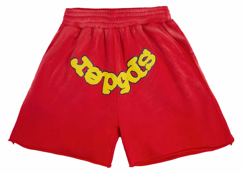 Sp5der OG Logo Sweatshort Rood
