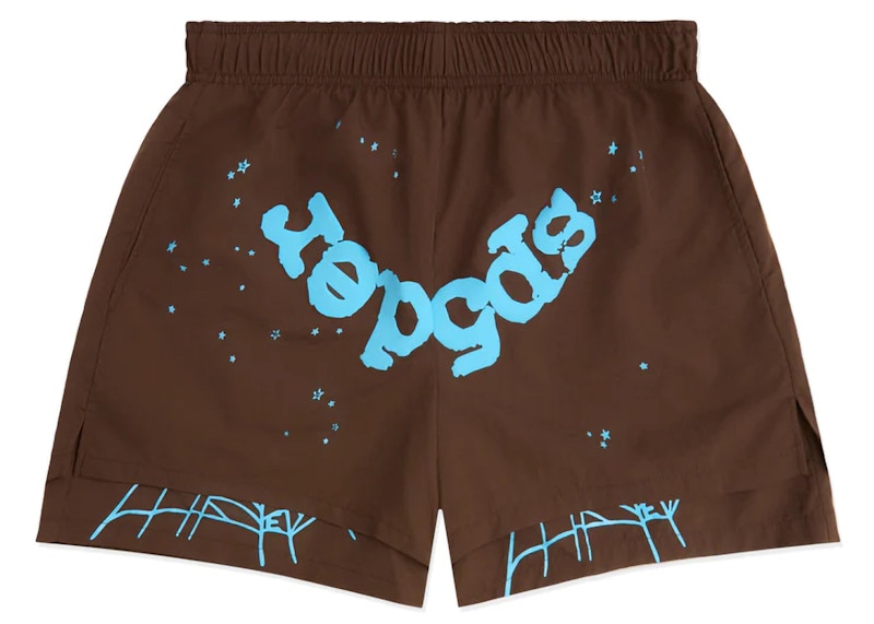 Sp5der OG Web Double Layer Short Bruin