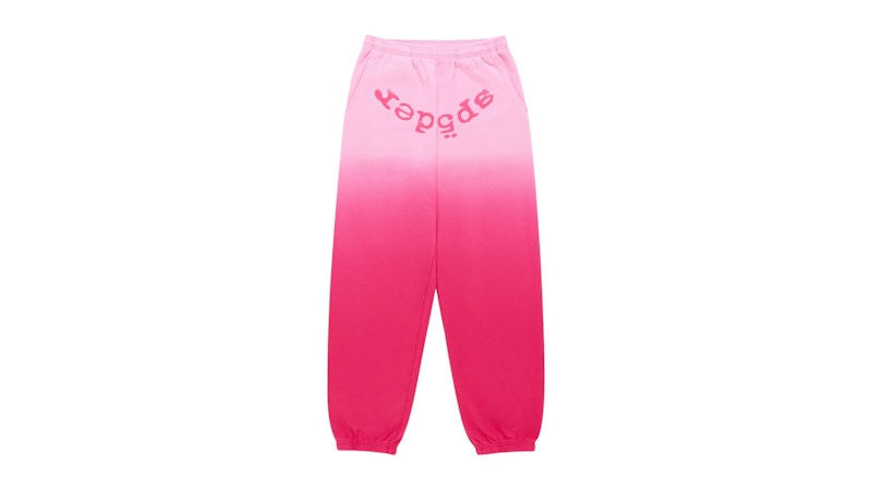 Sp5der OG Web Ombre Sweatpant Roze
