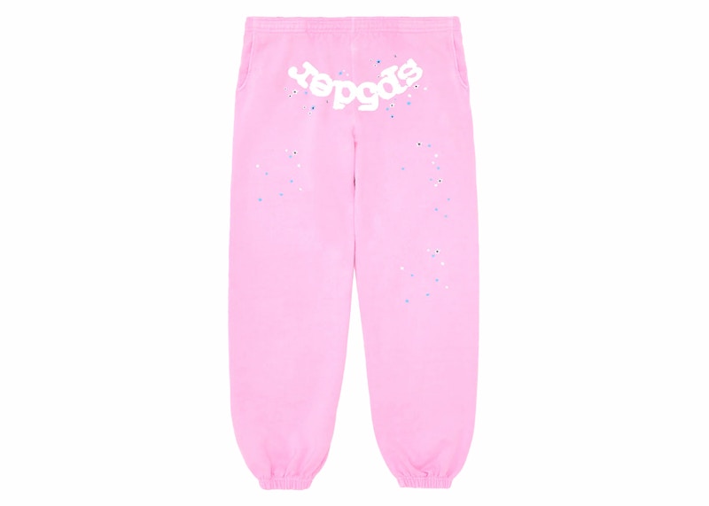 Sp5der OG Web Sweatpants Roze