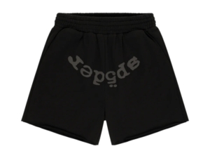 Sp5der OG Web V2 Rhinestone Short Zwart