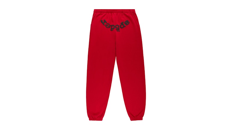 Sp5der OG Web V2 Sweatpant Rood