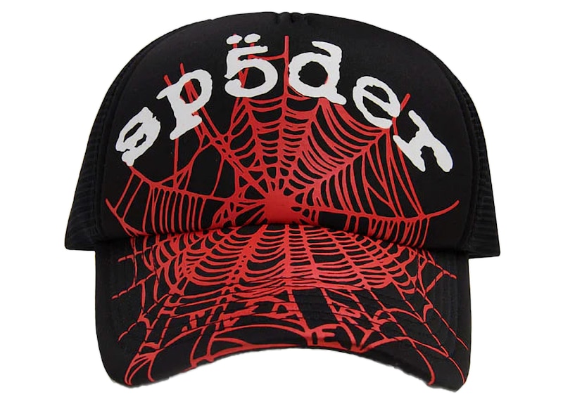 Sp5der OG Web V2 Trucker Zwart