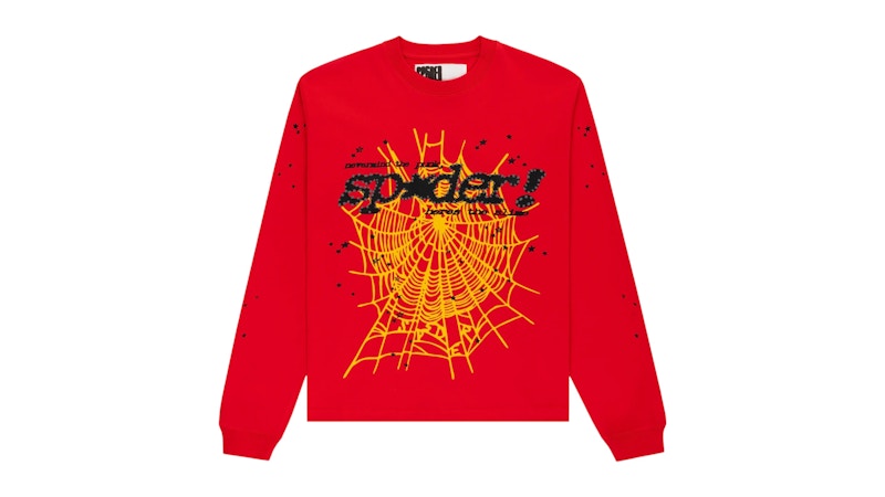 Sp5der Punk V2 Longsleeve Rood